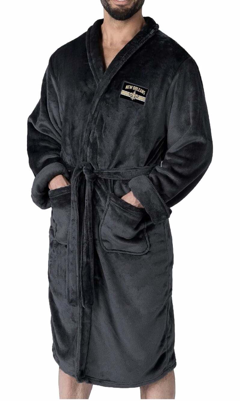 New Orleans Saints The Northwest Group Silk Touch Bathrobe